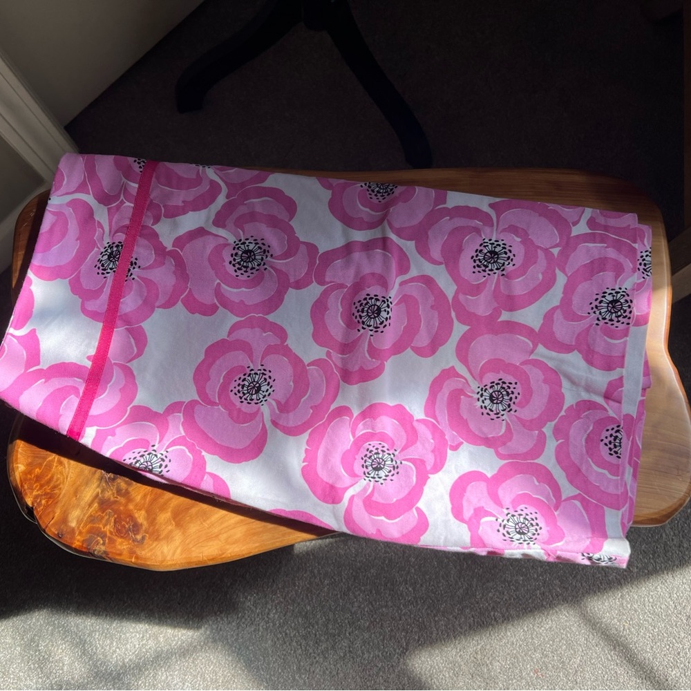 Briggs New York Pink Floral Midi Skirt